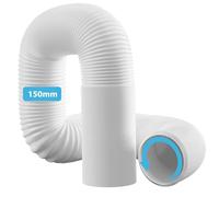 Hon&Guan Tubo Aire Acondicionado Portatil 150mm/135mm Interior Hasta 1,5m, Ventilación Climática Manguera Alargadora Flexible,en Sentido Antihorario Material PP Resistente (Φ15cm/Longitu 1,5M)