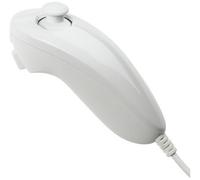 Honbay - Controlador Nunchuck para videojuegos Nintendo Wii (blanco)