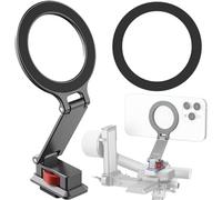 Honbobo Accesorios de soporte de teléfono para DJI RS 4 Mini, soporte magnético plegable para teléfono, adaptador de zapata fría con agujero de tornillo de 1/4 para iPhone/Android/Samsung Phone (Arca