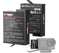 Honbobo Batería para dji Osmo Action 5 Pro, 2 Piezas Recargable Li-Ion Baterías, Batería Enduro para Bajas temperaturas para dji Osmo 360/DJI Osmo Action 5Pro 4 3