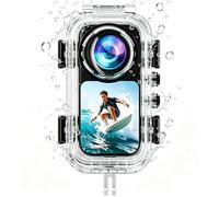 Honbobo Carcasa Buceo para Insta360 X6, 60M Funda Impermeable Funda Buceo Carcasa Protectora Case Agua Submarina Protección Accesorios para Insta360 X6, Dos-Garras, con 1/4" Tornillo Interfaz Mount