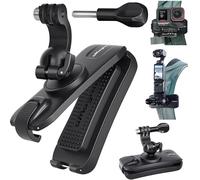 Honbobo Clip para Mochila para GoPro Hero 13 Black, dji Osmo Pocket 3, dji Osmo Action 5 Pro, Insta360 Ace Pro, Estabilizador autoadaptable paramochila Fijo Accesorios para cámara GoPro/Insta360/DJI