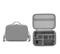 Honbobo Estuche de Transporte para dji Osmo Action 6, Funda Protectora Funda de Viaje Bolsa de Mano Bolsa Bandolera Accesorios para dji Osmo Action 6 Adventure Combo (Grey)