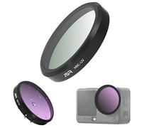 Honbobo Filtro para dji Osmo Action 6, UV/CPL/ND/Macro15X Filter Lentes Filtros Kit Objetivo Protección Accesorios para dji Osmo Action 6 (UV)