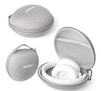 Honbobo Funda Case para JBL Tune 780NC 770NC 760NC, JBL Live 770NC, Beats Studio 3/Solo 4, QCY H3 Pro, Headphones Case, Bolsa Estuche con gancho para Plegable Bluetooth Auriculares 18*17*8.3CM (Gray)