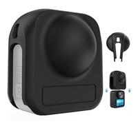 Honbobo Funda de Silicona Cámara Funda Protectora Tapas de Lente de Repuesto Cubierta de Lente Accesorios para GoPro MAX 2, Resistente a caídas Resistente a Impactos