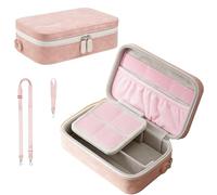 Honbobo Funda de Transporte para GoPro/Insta360/DJI Cámaras, DIY Funda Protectora Bolsa Cámaras Bolsa de Viaje para GoPro 13/dji Osmo Pocket 4/Osmo Action 6 5Pro/Insta360 Go Ultra (Pink)