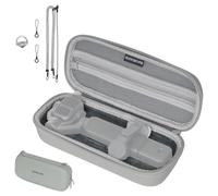 Honbobo Funda para dji Osmo Pocket 4P, Bolsa de Transporte Estuche Case Bag con Multiusos DIY Cordón Correa Multiusos DIY (con 1/4" Tornillo) Accesorios para dji Osmo Pocket 4P (Grey)