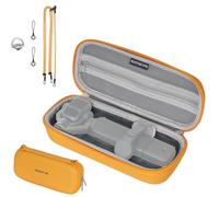 Honbobo Funda para dji Osmo Pocket 4P, Bolsa de Transporte Estuche Case Bag con Multiusos DIY Cordón Correa Multiusos DIY (con 1/4" Tornillo) Accesorios para dji Osmo Pocket 4P (Yellow)