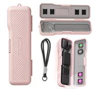 Honbobo Funda Plástico filtros de Almacenamiento para dji Osmo Pocket 4/3 (Pink)