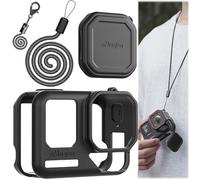 Honbobo Funda Protector para Insta360 Ace Pro 2, Estuche de Silicona+Tapa de Lente+Cordón, Tapa Protectora Protector de Lente Protector Accesorios para Insta360 Ace Pro 2