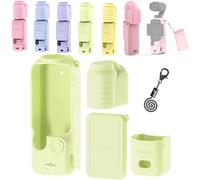Honbobo Funda protectora/funda de silicona para DJI Osmo Pocket 3, accesorios para DJI Osmo Pocket 3 (verde, para juego estándar)