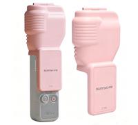 Honbobo Gimbal Pantalla Lente Protector para dji Osmo Pocket 4, Funda Protectora Protective Case Gimbal Lens Pantalla Cover Protección Accesorios para dji Osmo Pocket 4 (Pink Protective Cover)