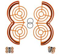 Honbobo Hélice Protector para dji AVATA 360, Parachoques Guard Anticolisión Cubierta Protector Hélice Pala Protección Seguridad Cubierta Estructura Accesorios para dji AVATA 360 (Large,Orange)