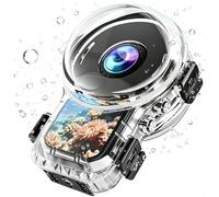 Honbobo Invisible Carcasa de Buceo para Insta360 X6, 60M Magnética Liberación Rápida Funda Impermeable Funda Buceo Agua Carcasa Protectora Acuatica Submarina Protección Accesorios para Insta360 X6