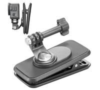 Honbobo Magnético Mochila Clip Soporte Gorra para GoPro/DJI/Insta360 Camera | para DJI Osmo Action 6/DJI Osmo Action 5 Pro/Insta360 Ace Pro 2/Insta360 Ace Pro/GoPro Mission 1/1 Pro /GoPro Max 2/GoPro Max