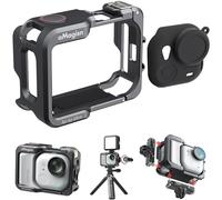Honbobo Marco Jaula Metal para Insta360 GO Ultra, Marco Protector Horizontal Vertical Jaula Liberación Rápida Expansión Soporte Accesorios para Insta360 GO Ultra
