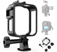 Honbobo Marco Jaula Plástico para GoPro MAX 2, Marco Protector Jaula de expansión Funda Protectora Frame Cage Accesorios para GoPro MAX 2 (4in1(Frame+Lens Caps+Adapter+Screw))