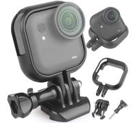 Honbobo Marco Protector Jaula Cage para Insta360 GO Ultra, Cámara Soporte de acción Ajuste Manual del ángulo de 180° Fácil instalación Funciona con Palos Selfies y trípodes