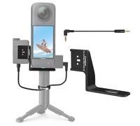 Honbobo Micrófono Zapata fría Soporte Accesorios para Insta360 X5, Invisible Micrófono Extensión Adaptador Montura para dji Mic 2/dji Mic Mini/Rode Wireless (for Mic Mini)