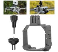 Honbobo Mini 4 Pro Adaptador Soporte Compatible con dji Mini 4 Pro Soporte para cámara Soporte de expansión Accesorios compatibles con GoPro 12/dji Osmo Action 4/Insta360 GO 3