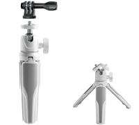 Honbobo Mini Trípode Palo Selfie para GoPro/Insta360/DJI Acción Cámara, 16 cm, Rótula de Aluminio (White)