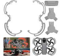 Honbobo Protección Kit para dji Avata 360, Hélices Protector+Tren de Aterrizaje, Gimbal Cubierta Protectora Anillos Protectores Patas Extensibles Soporte Drones Accesorios para dji Avata 360 (Grey)
