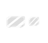 Honbobo Protectora Película para Insta360 Luna Pro, Pantalla Láminas Templado Cristal Lámina Lente Pantalla Protector Accesorios para Insta360 Luna Pro, 2 Juegos