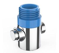 HONBOO Válvula de Cierre de Cabezal de Ducha G1/2, Tapón de Agua de Cabezal de Ducha Para Alcachofa de Ducha Manguera de Ducha Manguera de Jardín Universal, Cromo, 1 Unids