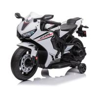 Honda CBR 1000 RR - Moto Eléctrica Infantil 12 V (2 a 5 años) - Reproductor MP3 - Blanco