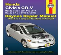 Honda Civic & CRV Automotive Repair Manual: 01-10 (Haynes Automotive Repair Manuals): Written by Robert Maddox, 2011 Edition, Publisher: Haynes Manuals Inc [Paperback]