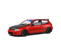 Solido Honda Civic EG Modelo 1:18 JDM Modelo Coleccionista Rojo