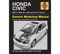 Honda Civic Petrol & Diesel (01 - 05) Haynes Repair Manual