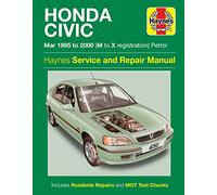 Honda Civic Petrol (Mar 95 - 00) Haynes Repair Manual: 95-00