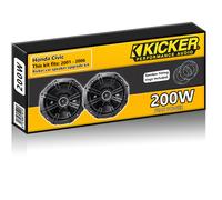 Honda Civic Puerta Delantera Altavoces Kicker 13.3cm 13cm Kit de para Coche 200W