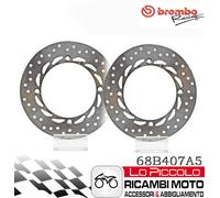Honda XL 700V Transalp 2011 Par de Discos de Freno Delantero BREMBO Serie Oro