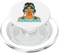 Honduran Girl Honduras Flag Honduran Girlfriend Wife PopSockets PopGrip para MagSafe