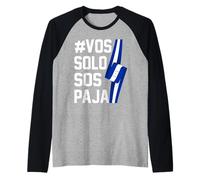 Honduras Bandera Catracho Pride Hondureño VOS Solos Sos Pajas Camiseta Manga Raglan