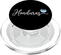 Honduras Cursiva Script con Bandera Corazón PopSockets PopGrip para MagSafe