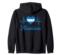 Honduras Heartbeat Bandera Amor Y Orgullo Sudadera con Capucha