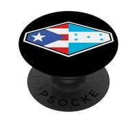 Honduras Heritage: Puerto Rico Pride PopSockets PopGrip Adhesivo