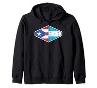 Honduras Heritage: Puerto Rico Pride Sudadera con Capucha