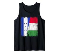 Honduras Italia Media Bandera Orgullo italiano hondureño Camiseta sin Mangas