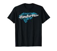 HONDURAS MAPA BANDERA COLLAGE Camiseta