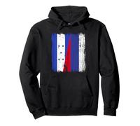 Honduras Rusia Media Bandera Honduras Ruso Jersey Sudadera con Capucha