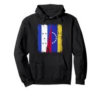 Honduras Venezuela Media Bandera Honduras Venezolana Jersey Sudadera con Capucha