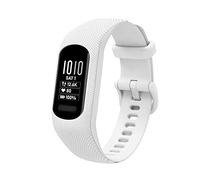 honecumi Correa Compatible con Garmin Vivosmart 5 Mujeres Hombres Correa, Vivosmart 5 Suaves Silicona Pulsera Clásico Ajustable Deportiva Pulsera Accesorios Vistoso Pulsera- Pequeño, Blanco