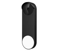 honecumi Funda de silicona para timbre de Google Nest (funciona con batería), funda de silicona para protección contra la lluvia, compatible con Google Nest Doorbell (versión de batería) accesorios