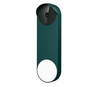 honecumi Funda de silicona para timbre de Google Nest (funciona con batería), funda de silicona para protección contra la lluvia, compatible con Google Nest Doorbell (versión de batería) accesorios