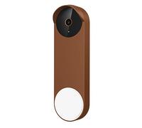 honecumi Funda de silicona para timbre de Google Nest (funciona con batería), funda de silicona para protección contra la lluvia, compatible con Google Nest Doorbell (versión de batería) accesorios